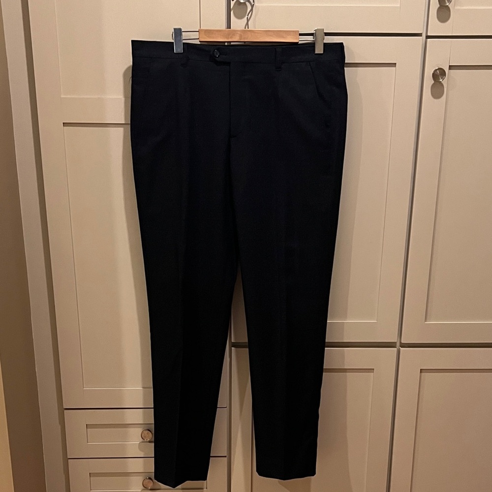 Sartore flat front wool slacks 36w